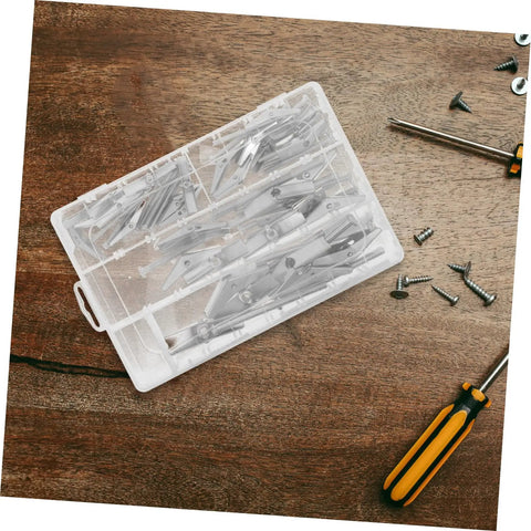 32 Piece Toggle Bolt And Wing Nut Kit For Heavy Duty Drywall Anchors No Fuss Easy Install Fasteners For Hanging Mirrors, Shelves And Furniture, Versatile Iron Construction DIY Kit For Quick, Solid Mounts, 32-piece iron set in plastic case