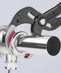 Pipe Gripping Pliers With Replaceable Plastic Jaws for Soft Surfaces gripping metal pipe without marking