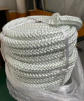 Graphite Impregnated Fiberglass Rope Seal Gasket For Wood Stoves 14mm By 2m White Replacement Heat Resistant Door Seal