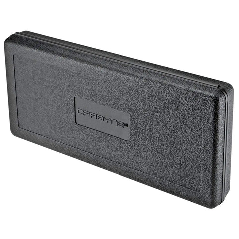 Black plastic case containing the 33 Piece Hex Socket Master Set For SAE And Metric Allen Bits In Quarter Inch, Three Eighth Inch, And Half Inch Drives, S2 Steel, Heavy Duty Hex Sockets For Auto, Motorcycle And Furniture Repair, Covers 2mm To 19mm And SAE Up To Three Quarter Inch.