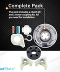 Washer Clutch Assembly Kit And Motor Coupling For Whirlpool Kenmore Washers DIY Ready To Install Replacement Parts Pack