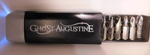 SB7 Rev 7 Ghost Hunting Kit With Flashlight And Screwdriver Brand New 2024 Version, black handle with silver screwdriver bits