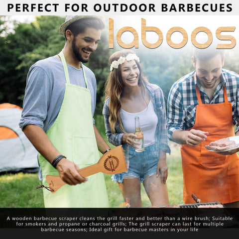 Group using Beef Up Your Grill Game With This Beech Wood BBQ Grill Scraper Fits Traeger And Most Grills, No Metal Bristles