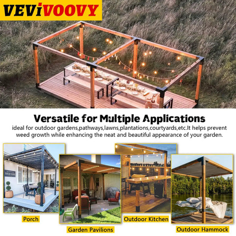 Five Way Right Angle Corner Pergola Brackets For 4 By 4 Wood Beams Actual 3.5 By 3.5 Inches Beefy Heavy Duty Steel With Hardware Outdoor Gazebo DIY Woodwork Bracket For Patios And Cabins