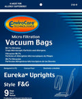 Drop In Replacement Micro Filtration Vacuum Bags For Eureka Type F And G packaging with 9 bags