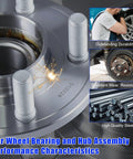 Front Wheel Hub Bearing Assembly 5 Lug With ABS Direct Replacement For Chrysler 300 2005 To 2014 close-up view