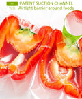 Heavy Duty Vacuum Sealer Bags Set Precut 150 Count in Gallon 11x16, Quart 8x12, Pint 6x10 with red pepper in bag
