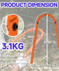 Heavy Duty Fence Fixer for barbed wire and livestock fencing with 60cm and 52cm dimensions shown