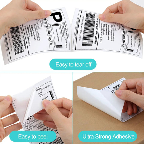 Heavy Duty 4X6 Thermal Shipping Labels 240 Count Boasting Bombproof Adhesive Sticking Like Glue Water Resistant Sheets Ideal For Hustle Driven Logistics Teams And Ecommerce Merchants Across The Nation