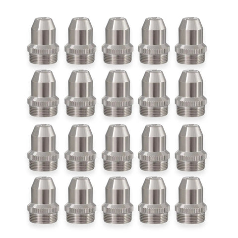 20 metal nozzles for 40 Piece Plasma Cutter Tips And Consumables Kit For LTP5000D And LTPDC2000D Top Notch Pro Grade Quality