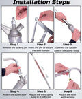Installation steps for the 55 Gallon Drum Pump Built To Last And Works Like A Champ With All Aluminum Lever Action