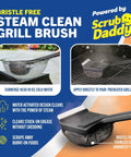 Steam Activated Grill Brush With ArmorTec Bristle Free Mesh Powered By Scrub Daddy For Quick Beast Mode Grate Cleaning packaging