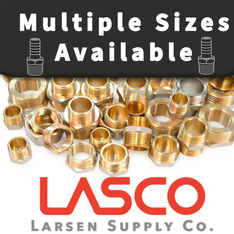 Heavy Duty Brass 5/8 Inch Female Flare By 15/16 Inch Male Flare Adapter For Gas Oil Air Lines Hookup Not For Drinking Water Use Durable Connector For LP Gas And Natural Gas, brass fittings