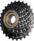 7 Speed Freewheel 14-28T Screw-On For Mountain And Folding Bikes Tourney Comparable High-Strength Steel Gear