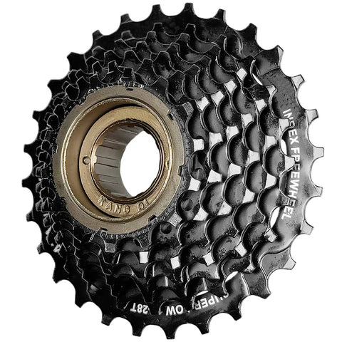7 Speed Freewheel 14-28T Screw-On For Mountain And Folding Bikes Tourney Comparable High-Strength Steel Gear