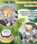 Close-up of 2 Pack Anti Siphon Valve Repair Kit for Outside Faucets, Vacuum Breaker Fix Set Compatible With Legend Valve LEG-108-903 and T550 T550A