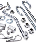 Heavy Steel Deck Lift Hanger Rod Kit Compatible With John Deere Tractors includes steel rods, fasteners, and hardware for installation.