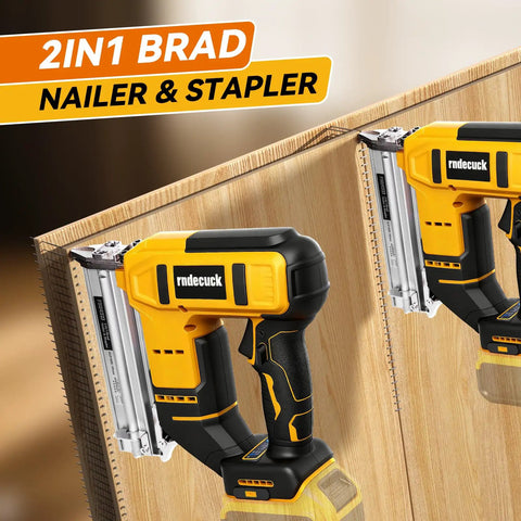 Brushless Cordless Brad Nailer Compatible With Dewalt 20V Max Battery 18 Gauge Power Tool For DIY And Fine Woodworking Smooth Operator With Zero Drama Setup