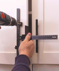 Installing cabinet hardware using Cabinet Hardware Jig Pro For Easy Knob And Pull Installations, Adjustable Drill Guides, Reversible Design