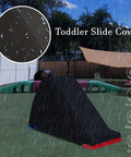 Outdoor Slide Cover Protective Sleeve Windproof Shield With Weather Resistant Fabric on playground slide in rain