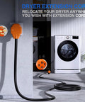 No Sweat 50 Ft Ev Dryer Extension Cord 4 Prong Nema 14 30 Plug 30 Amp 10 Awg Ul Certified Heavy Duty Cable near washer.