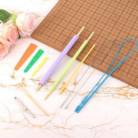 13 Piece Quick Turn Fabric Set For Sewing And Crafting, Multi Functional Fabric Tube Turner Tool Kit with turners and rods
