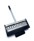 12 Inch Box And Pan Brake Mini Metal Bender with removable segmented fingers for 16 gauge aluminum and 20 gauge steel home use.