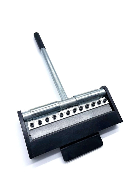 12 Inch Box And Pan Brake Mini Metal Bender with removable segmented fingers for 16 gauge aluminum and 20 gauge steel home use.
