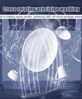 Cross rotating precision washing inside Portable Countertop Dishwasher With Four Wash Cycles And Hot Air Dry.