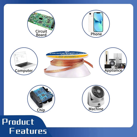 Lead Free Solder Paste Sn42/Bi58 30g 138C Melting Point With No Clean Solder Flux 10cc Desolder Wick for electronics and SMD SMT rework
