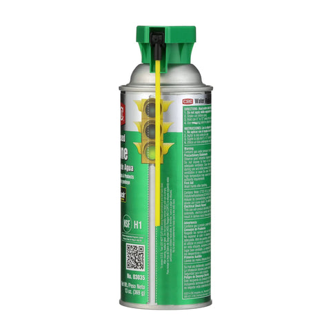 Water Based Silicone Lubricant With Perma Lock 2 Way Integrated Actuator Heavy Duty 13 Ounce For Marine Vehicles Industrial Equipment And Household Tools, can