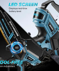Cordless Mini Chainsaw 8 Inch And 10 Inch For Makita 18V Battery Compatible with LED screen and tool-free chain adjustment