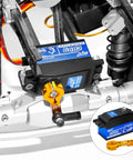 Beefy 20kg Low Profile High Torque Metal Gear Digital Servo With 25T Arm For 1 8 Scale 1 10 Scale 1 12 Scale RC Cars And Robots Set Of Two Smooth Quick Response Durable Metal Gear For DIY Model Builds. mounted in RC car suspension