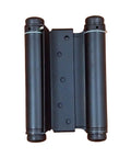 Adjustable Double Action Spring Hinge For Saloon, Swinging Or Cafe Doors Self Closing Dual Swing 6 Inch Oil Rubbed Bronze