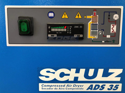 35 CFM Refrigerated Air Dryer For Air Compressors And Systems Non Cycling With Industrial Water Separator And Oil Coalescing Filter Pre Filter Included 100 PSI Operation All In One Kit For 7.5 HP And 10 HP Compressors