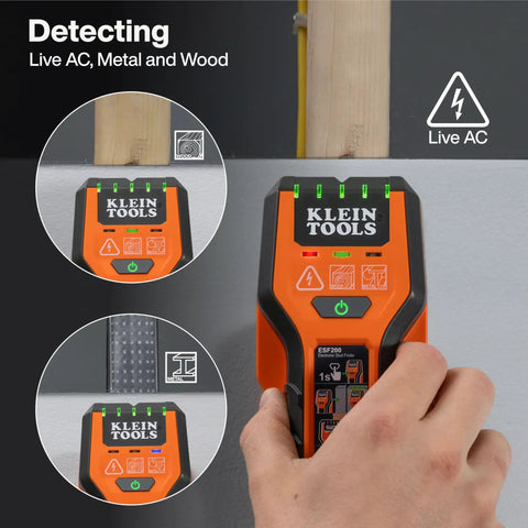 Bang On Accuracy Multi Scan Wall Scanner With Glowing Led Edges And Lightning Fast Auto Calibration For Nailing Wood Studs Copper Pipes And Live Ac Electrical Cables