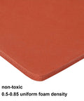 Premium 15x15 Inch Silicone Heat Press Pad Mat 0.3 Inch Thick Red Easy Press Pad Replacement close-up texture view