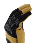 Material4X FastFit Leather Work Gloves For Tough Jobs, Abrasion Resistant, Breathable, Anti Slip, Cut Resistant Hand Protection, Side View