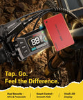 Dashboard of Patrol Electric Bike For Adults And Teens With 4000W Peak Motor And 40 MPH Top Speed, NFC card shown