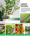 Collage showing All In One 2 In 1 Soil Moisture And pH Meter With Dual Dial Display for easy plant care in various settings.
