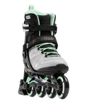 Macroblade 80 ABT Women's Fitness Inline Skates For Training And Casual Skating With All Day Comfort ABT Braking System Flexible Lateral Support Performance Mesh Upper Glacier Grey Mint, front view