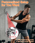 Built Like A Tank Wall Mount Resistance Band Anchor Rack in use, showcasing adjustable stainless steel locks for quick workouts.