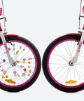 Totally Adorable Kids Bike Spoke Decorations Set With 36 Colorful Charms Featuring Dino, Flower And Butterfly Themes For Girls And Boys