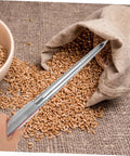 Stainless Steel Grain Sampler Probe Tool With Rubber Grip For Outdoor Gardening And Farm Use sampling wheat from sack