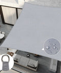 Upgrade 16x20 Foot Sun Shade Sail Rectangle Canopy Water Resistant UV Blocking Outdoor Patio Lawn Beach Garden Carport