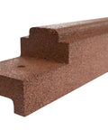 Close-up of Flexible Rubber Playground Border Edging Kit Interlocking 6 Ft Long 4 Inch High Heavy Duty No Dig Easy Install