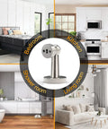 6 Pack Magnetic Door Stopper Stainless Steel Door Holder for Wall or Floor Mounting with Screws Keeps Doors Open and Prevents Slams in various rooms