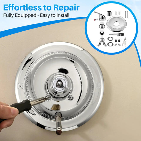 Shower Handle Renovation Kit For Delta RP6046 And 600 Series Valves Single Lever Chrome Trim Repair