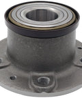 Front view of a Rear Wheel Bearing And Hub Assembly For Select Ram Models, Complete OE Replacement, metal construction