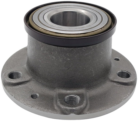 Front view of a Rear Wheel Bearing And Hub Assembly For Select Ram Models, Complete OE Replacement, metal construction